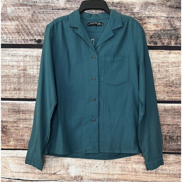 Vintage 1980s Sweet Baby Jane Esprit Duck Appliqués Button Up Blouse S - Picture 2 of 8